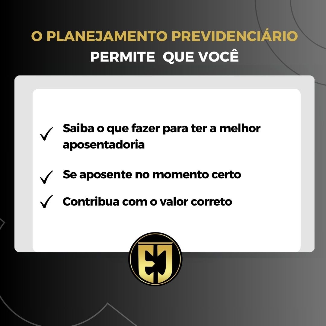 O PLANEJAMENTO PREVIDEN